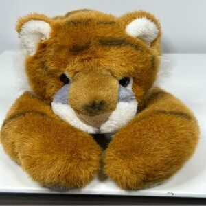Vintage Top Bloom 20” Tiger Stuffed Animal plush Gorgeous Cat Orange Black lines